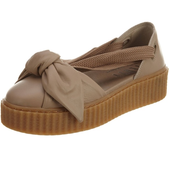 FENTY x PUMA Bow Creeper leather lace up sandals - Picture 4 of 5